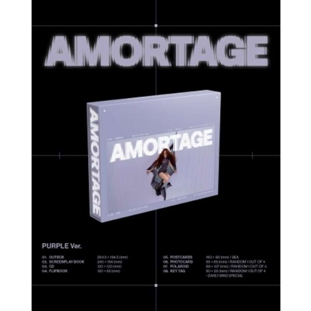 Jisoo - Amortage - Random Cover - incl. Screenplay Book, Flipbook, 2 Postcards,